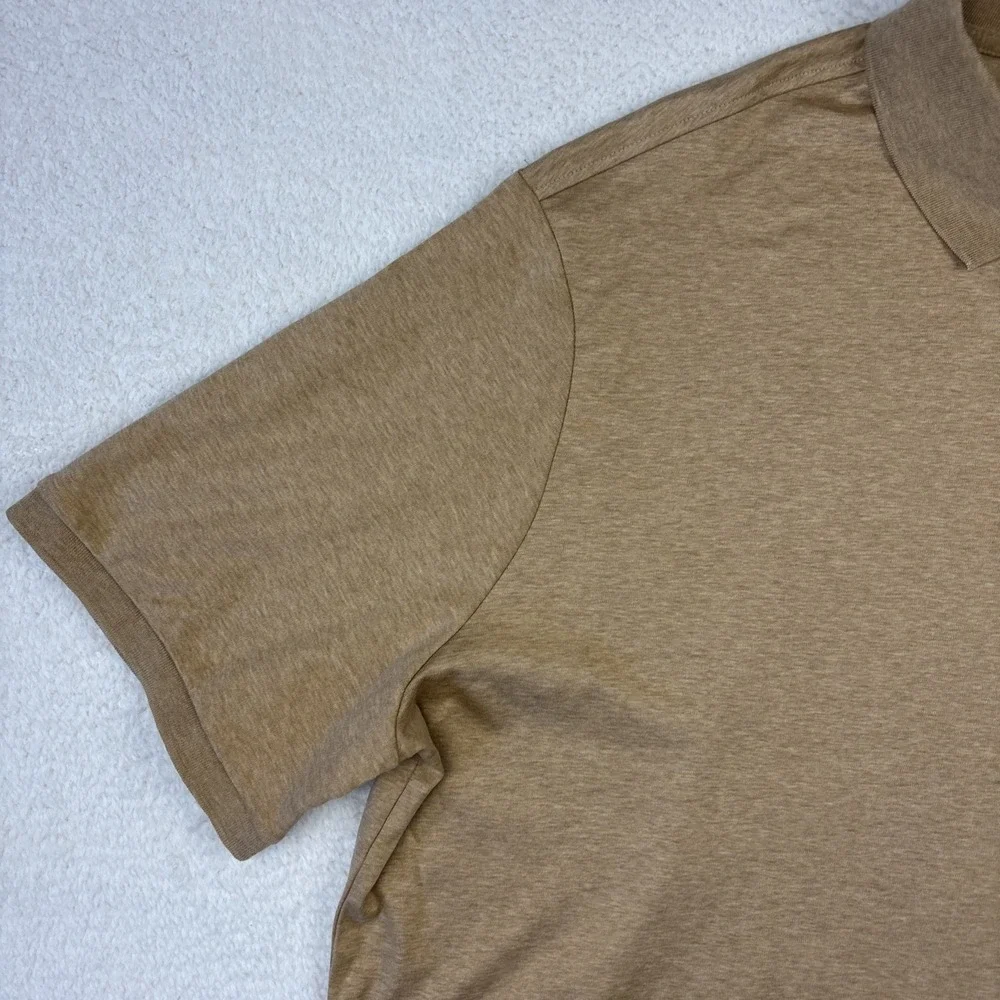 NEW POLO RALPH LAUREN Mens Polo Shirt 2XL Brown Classic Fit Cotton Stretch NWOT